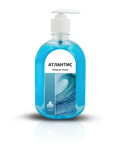 Ника-АТЛАНТИС жидкое мыло с антисепт.эффектом 0,5 л